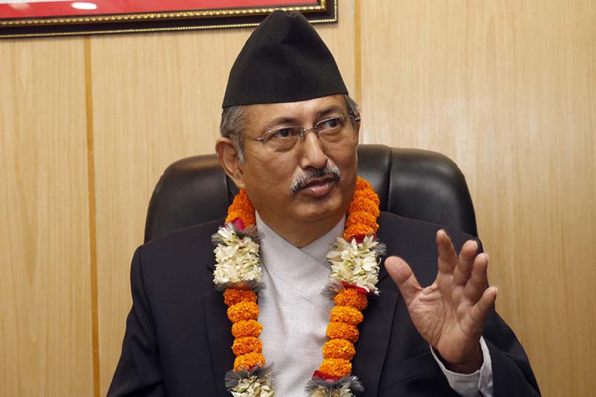 गृहमन्त्री खाँणद्वारा राष्ट्रिय भूमि आयोगको प्रगतिबारे जानकारी